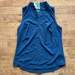 Royal Robbins womens spotless traveler tank size small NWT navy